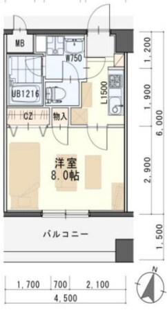 八乙女駅 徒歩13分 7階の物件間取画像